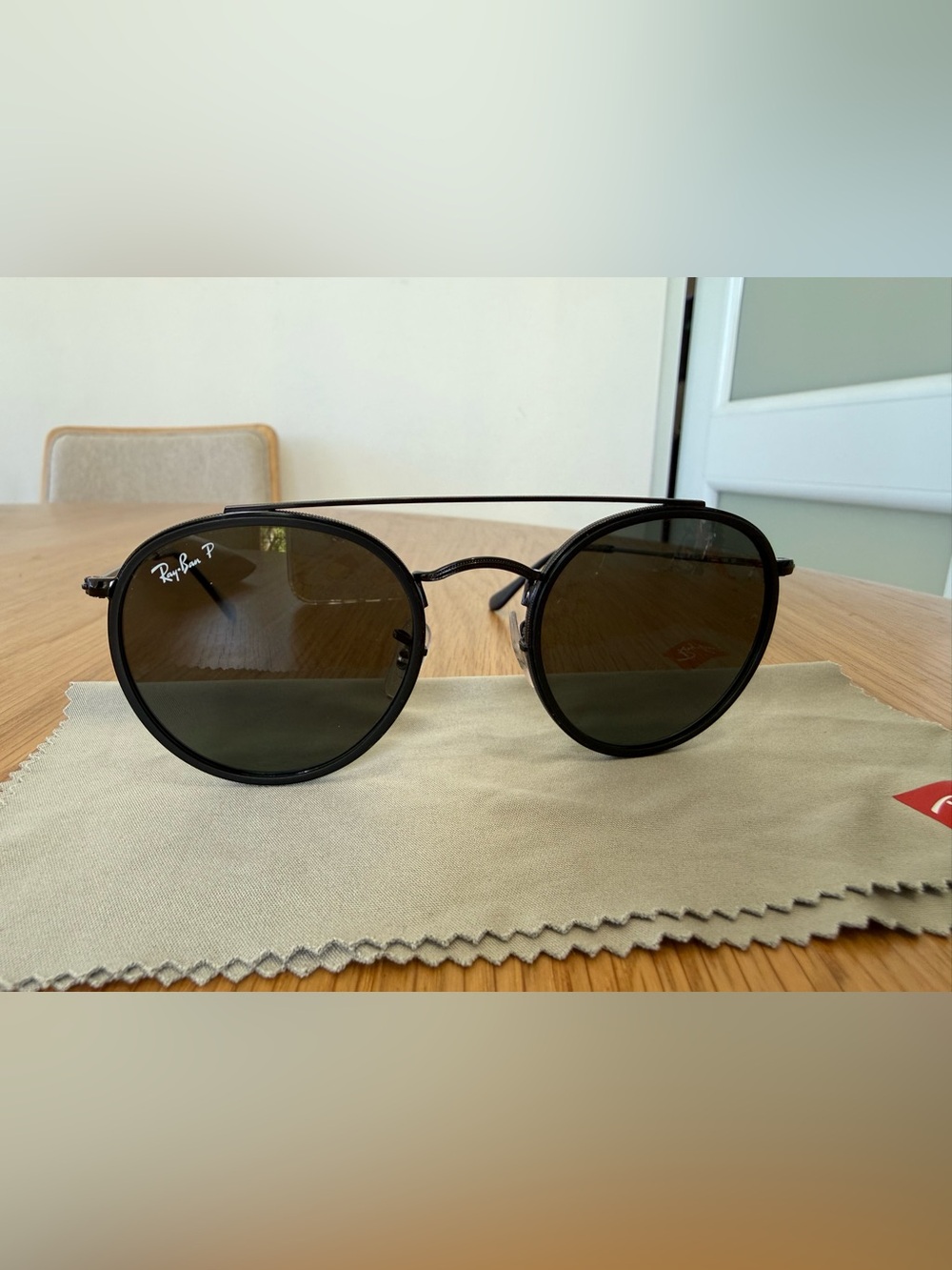 Ray-Ban Round Black Polarized